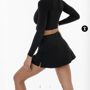 Black Los Angeles Apparel cheer skirt size S